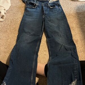 Rag and Bone Harlow Mid-Rise Straight